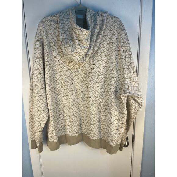 Nike Logo Hoodie Sweatshirt XL Khaki Logo Basketball Streetwear Skater - Picture 5 of 8